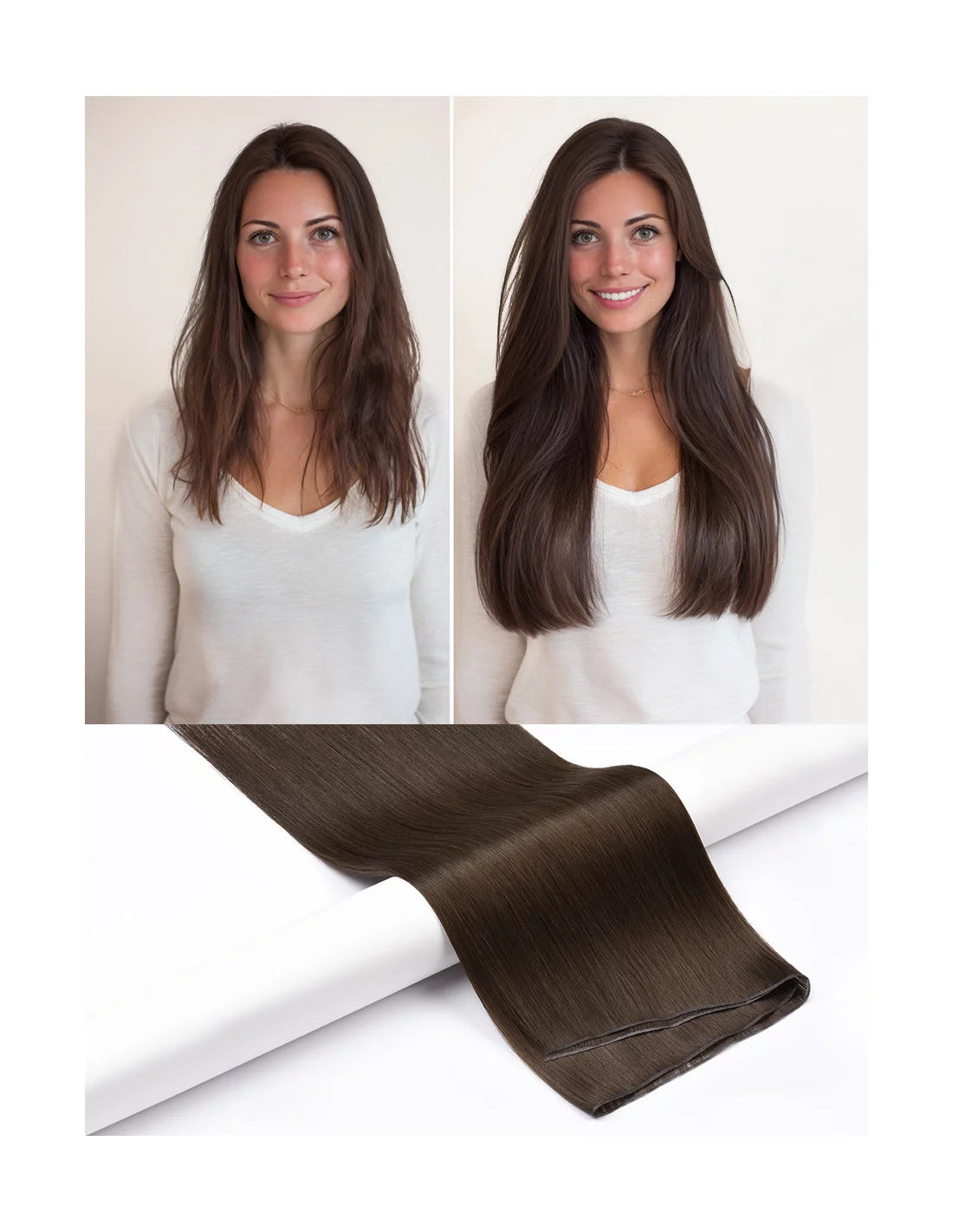 Invisible Genius Weft Tressen