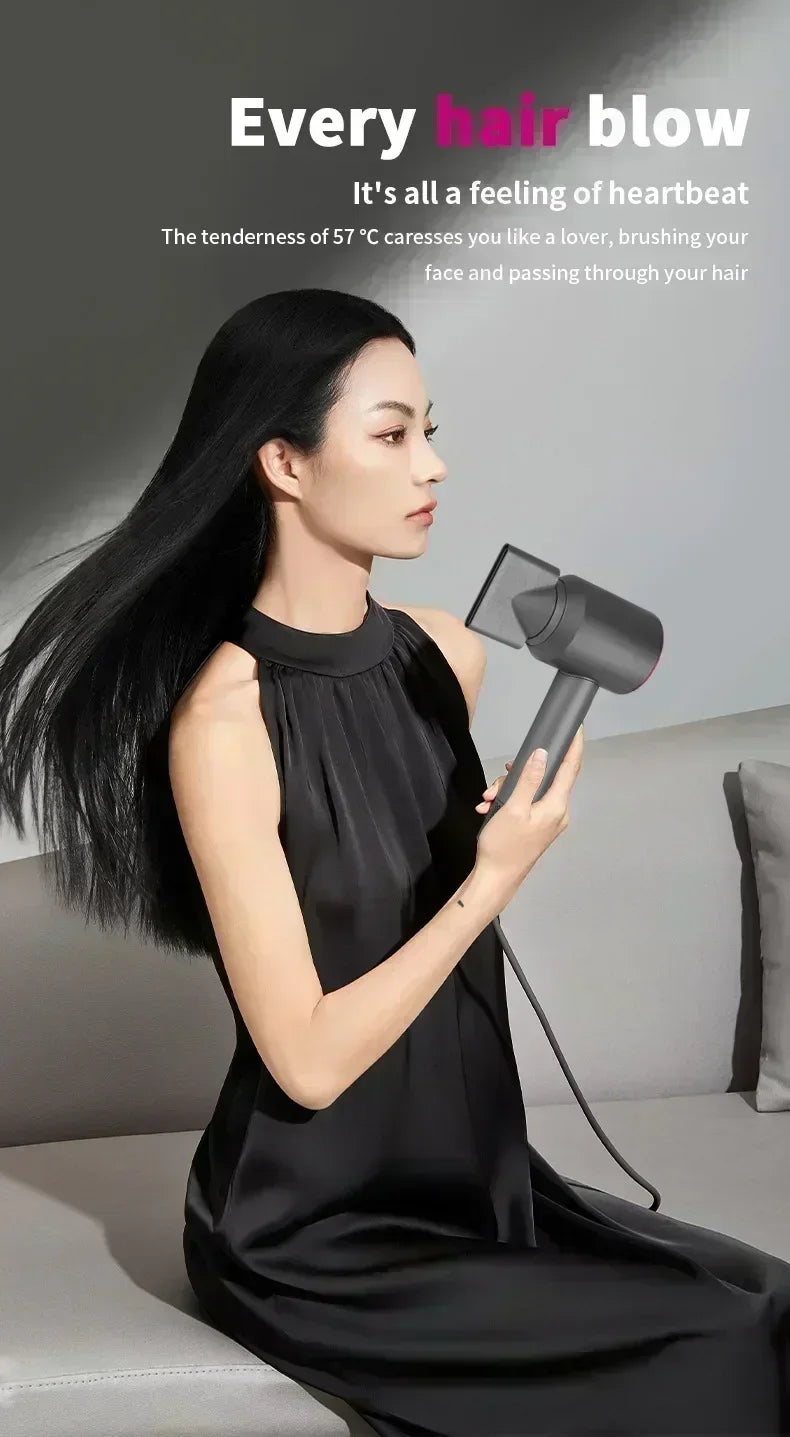 Ionen-Haartrockner mit Heiß- und Kaltluftfunktion – Leichtes 5-in-1-Profi-Styling-Tool für einfaches Föhnen