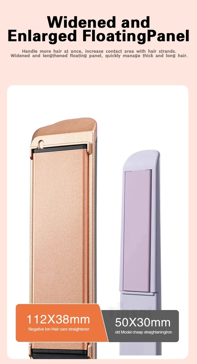 2 in 1 Hair Glätteisen - Föhn für Professional Haare Glätten