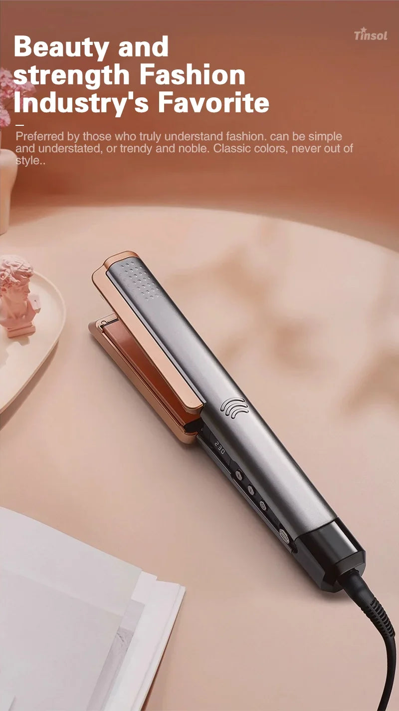 2 in 1 Hair Glätteisen - Föhn für Professional Haare Glätten
