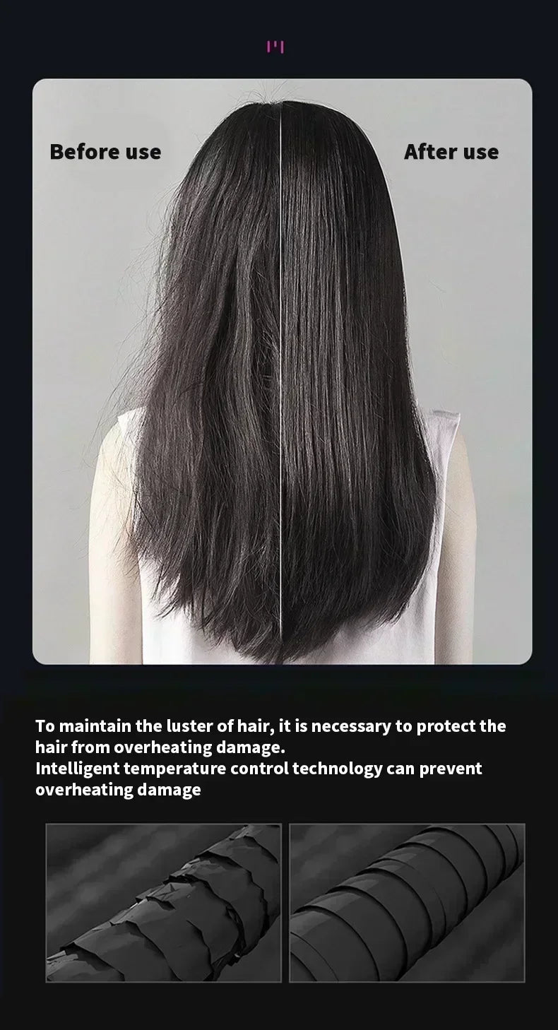 Ionen-Haartrockner mit Heiß- und Kaltluftfunktion – Leichtes 5-in-1-Profi-Styling-Tool für einfaches Föhnen