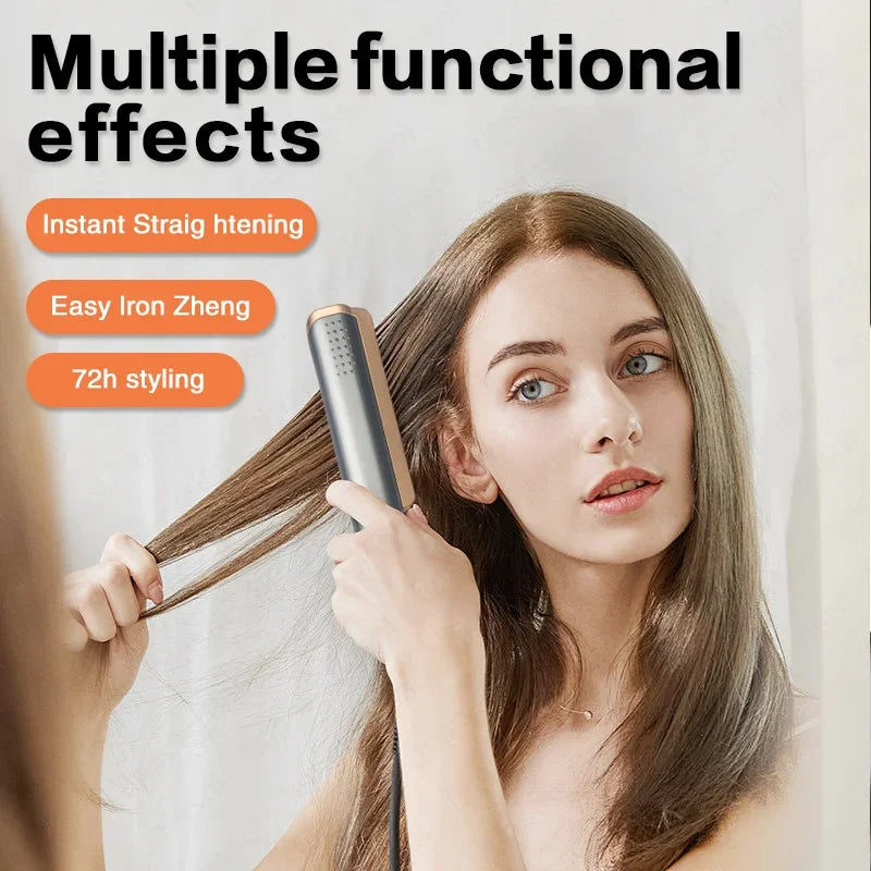 2 in 1 Hair Glätteisen - Föhn für Professional Haare Glätten