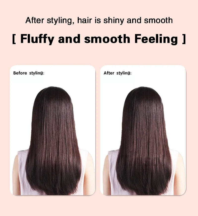 2 in 1 Hair Glätteisen - Föhn für Professional Haare Glätten