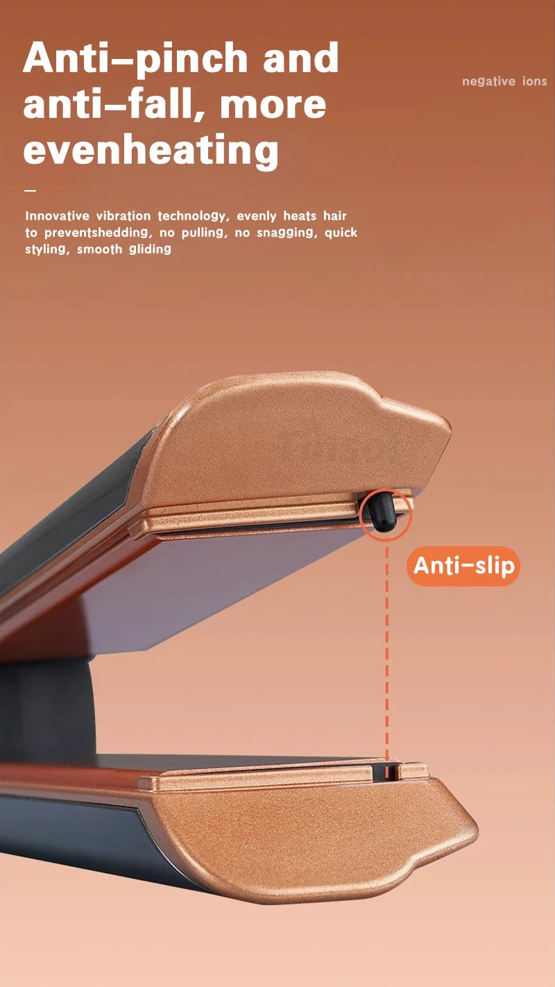 2 in 1 Hair Glätteisen - Föhn für Professional Haare Glätten