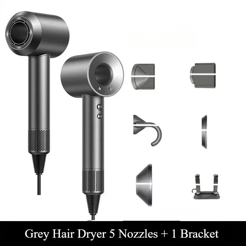 Ionen-Haartrockner mit Heiß- und Kaltluftfunktion – Leichtes 5-in-1-Profi-Styling-Tool für einfaches Föhnen